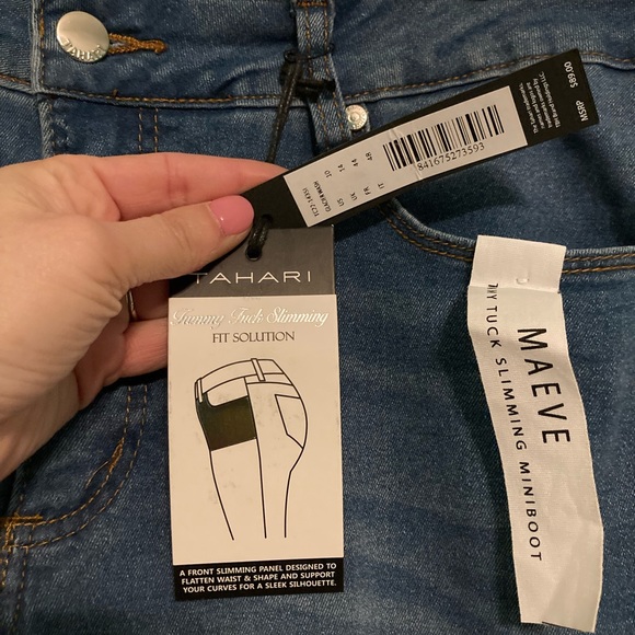 Tummy Tuck Jeans by Tahari - Picture 2 of 8